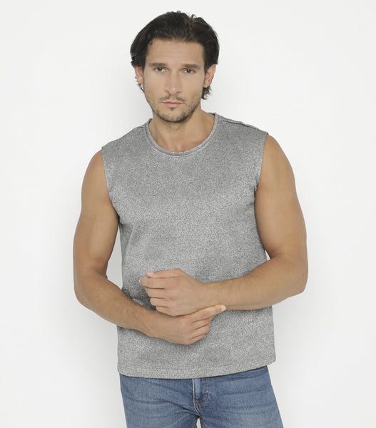 STYLISH ARMOR Crew Neck Sleeveless Top